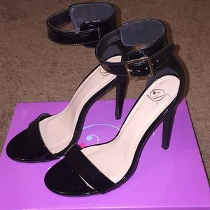 Patent leather heels